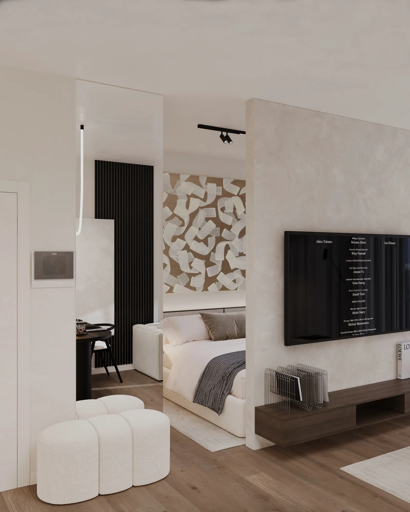 Living + dormitor — Studio, BellResidence, Calea Șurii Mici, Sibiu