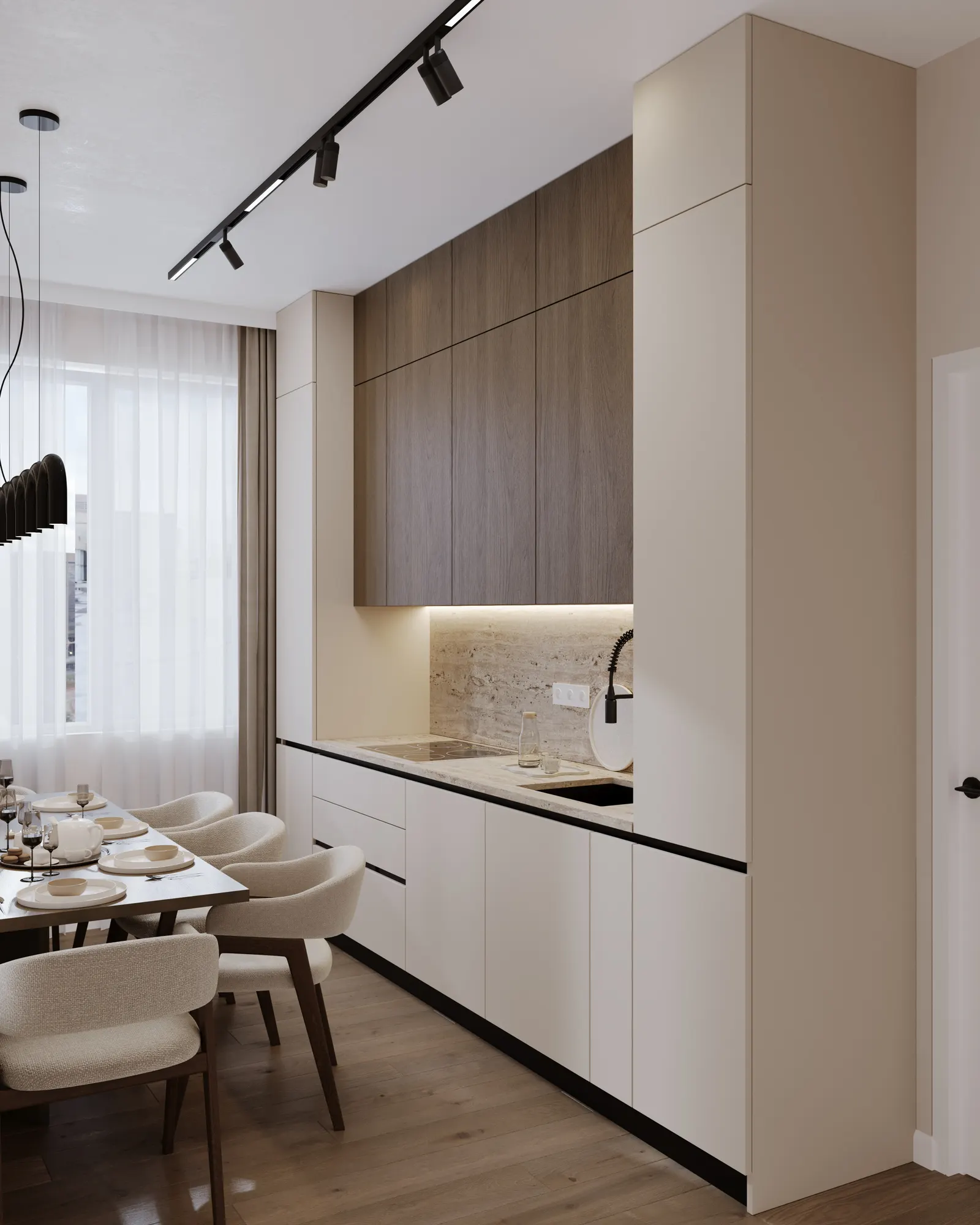 Bucătărie — Apartament 2 camere, BellResidence, Calea Șurii Mici, Sibiu
